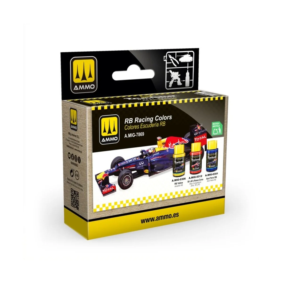 Cobra Motor RB Racing Colors Set - AMMO by MIG Jimenez A.MIG-7869