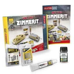 SOLUTION BOX MINI 31 - How to Apply ZIMMERIT in scale - AMMO by MIG...