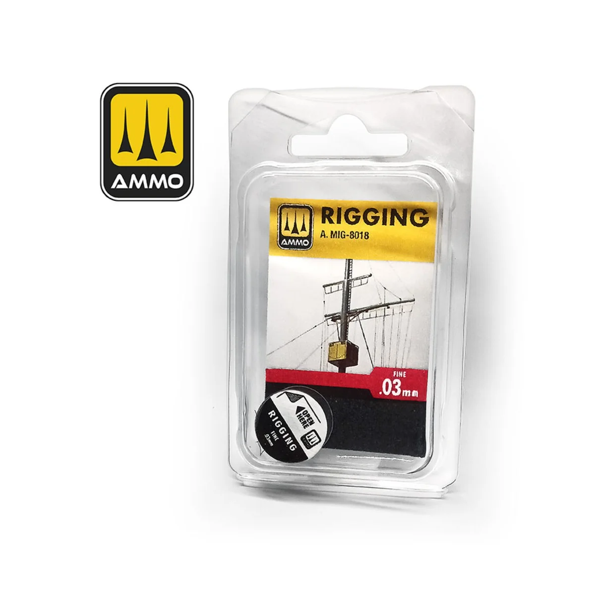 Rigging - Fine 0,03mm - AMMO by MIG Jimenez A.MIG-8018