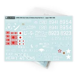 Axis Tanks & Vehicles Decal Set Vol. 2 - Japan 1940-1945 - AMMO by ...