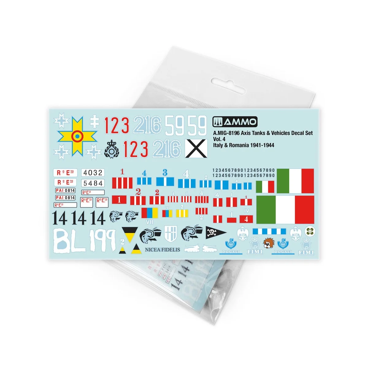 Axis Tanks & Vehicles Decal Set Vol. 4 - Italy & Romania 1941-1944 ...
