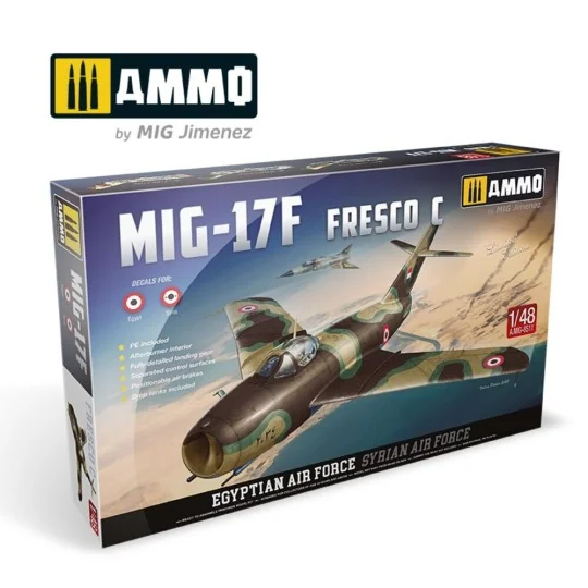 MIG-17F Egypt - Syria, 1/48 - AMMO by MIG Jimenez A.MIG-8511