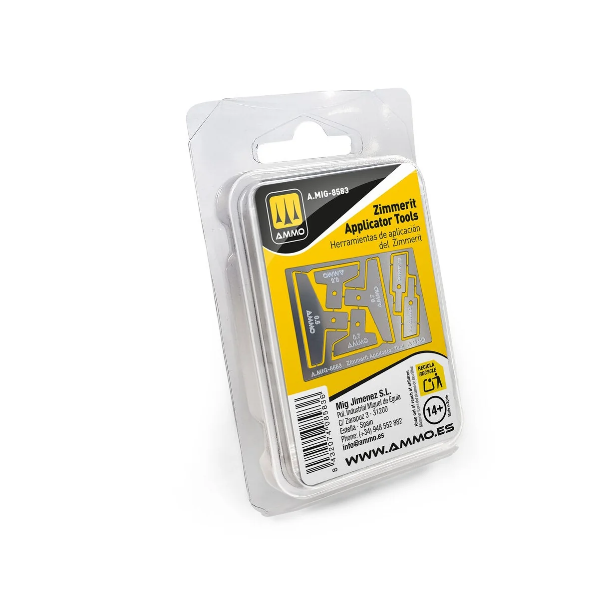 Zimmerit Applicator Tools - AMMO by MIG Jimenez A.MIG-8583