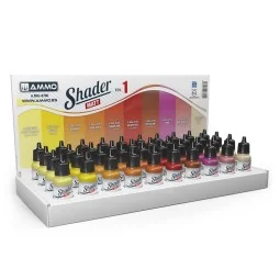 Shader Matt Vol.1 Display (10 kind of 17 ml Shaders Matt x 4 pcs. e...