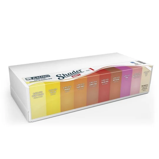 Shader Matt Vol.1 Display (10 kind of 17 ml Shaders Matt x 4 pcs. e...