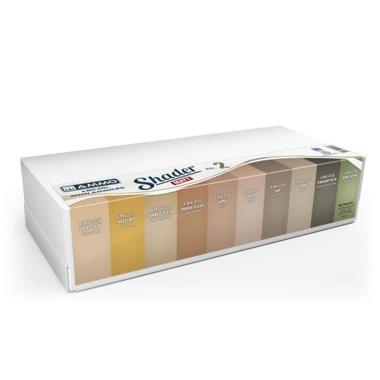 Shader Matt Vol.2 Display (10 kind of 17 ml Shaders Matt x 4 pcs. e...