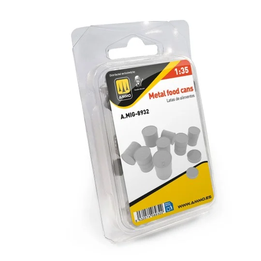Metal Food Cans, 1/35 - AMMO by MIG Jimenez A.MIG-8932 Metal Food Cans, 1/35 - AMMO by MIG Jimenez A.MIG-8932