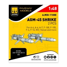 AGM-45 Shrike (2 pcs), 1/48 - AMMO by MIG Jimenez A.MIG-11000