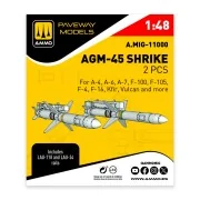 AGM-45 Shrike (2 pcs), 1/48 - AMMO by MIG Jimenez A.MIG-11000 AGM-45 Shrike (2 pcs), 1/48 - AMMO by MIG Jimenez A.MIG-11000
