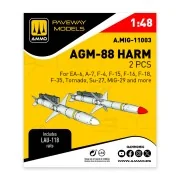 AGM-88 HARM (2 pcs), 1/48 - AMMO by MIG Jimenez A.MIG-11003