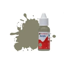 HUMBROL ACRYLIC DROPPER BOTTLE 14ML No.240 RLM 02 Grau Matt - Humbr...