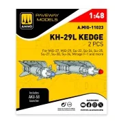 KH-29L Kedge (2 pcs), 1/48 - AMMO by MIG Jimenez A.MIG-11023 KH-29L Kedge (2 pcs), 1/48 - AMMO by MIG Jimenez A.MIG-11023