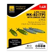 MK-83 with thermal protection and conical fin (4 pcs), 1/48 - AMMO ...