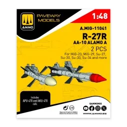 R-27R - AA-10 Alamo A (2 pcs), 1/48 - AMMO by MIG Jimenez A.MIG-11041