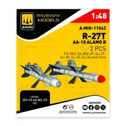 R-27T - AA-10 Alamo B (2 pcs), 1/48 - AMMO by MIG Jimenez A.MIG-11042