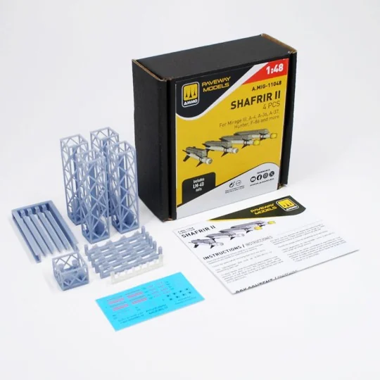 Shafrir II (4 pcs), 1/48 - AMMO by MIG Jimenez A.MIG-11048 Shafrir II (4 pcs), 1/48 - AMMO by MIG Jimenez A.MIG-11048