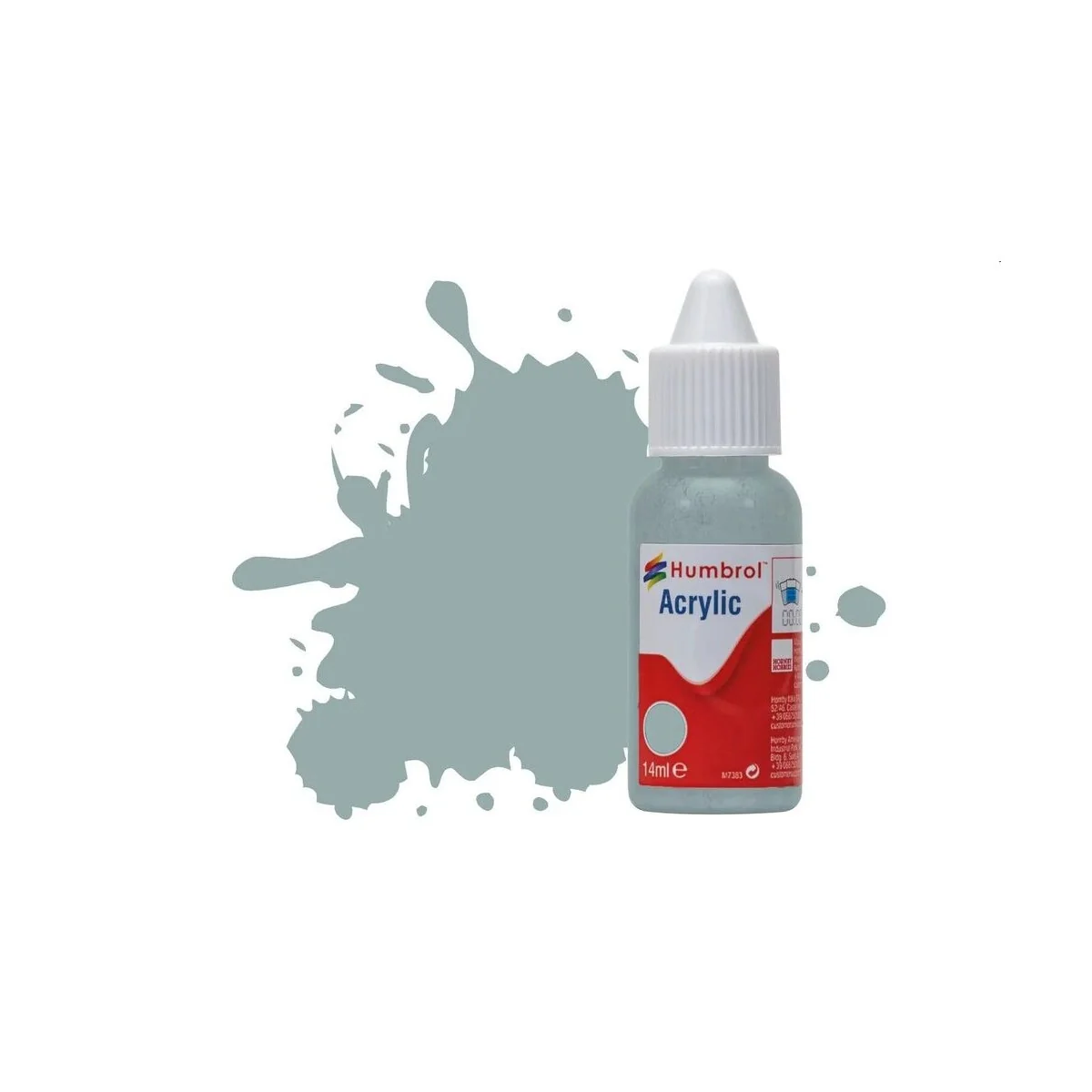 HUMBROL ACRYLIC DROPPER BOTTLE 14ML No.248 RLM 78 Himmelblau Matt -...