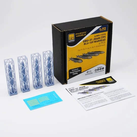 GBU-31 JDAM (with Thermal Protection), BLU-109 Warhead, 1/72 - AMMO... GBU-31 JDAM (with Thermal Protection), BLU-109 Warhead, 1/72 - AMMO...