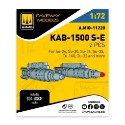 KAB-1500 S-E (2 pcs), 1/72 - AMMO by MIG Jimenez A.MIG-11220