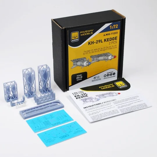 KH-29L Kedge (2 pcs), 1/72 - AMMO by MIG Jimenez A.MIG-11223