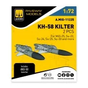 KH-58 Kilter (2 pcs), 1/72 - AMMO by MIG Jimenez A.MIG-11225 KH-58 Kilter (2 pcs), 1/72 - AMMO by MIG Jimenez A.MIG-11225
