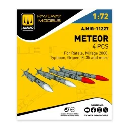 Meteor (4 pcs), 1/72 - AMMO by MIG Jimenez A.MIG-11227