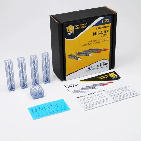 MICA RF (4 pcs), 1/72 - AMMO by MIG Jimenez A.MIG-11229