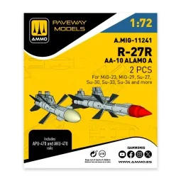 R-27R - AA-10 Alamo A (2 pcs), 1/72 - AMMO by MIG Jimenez A.MIG-11241