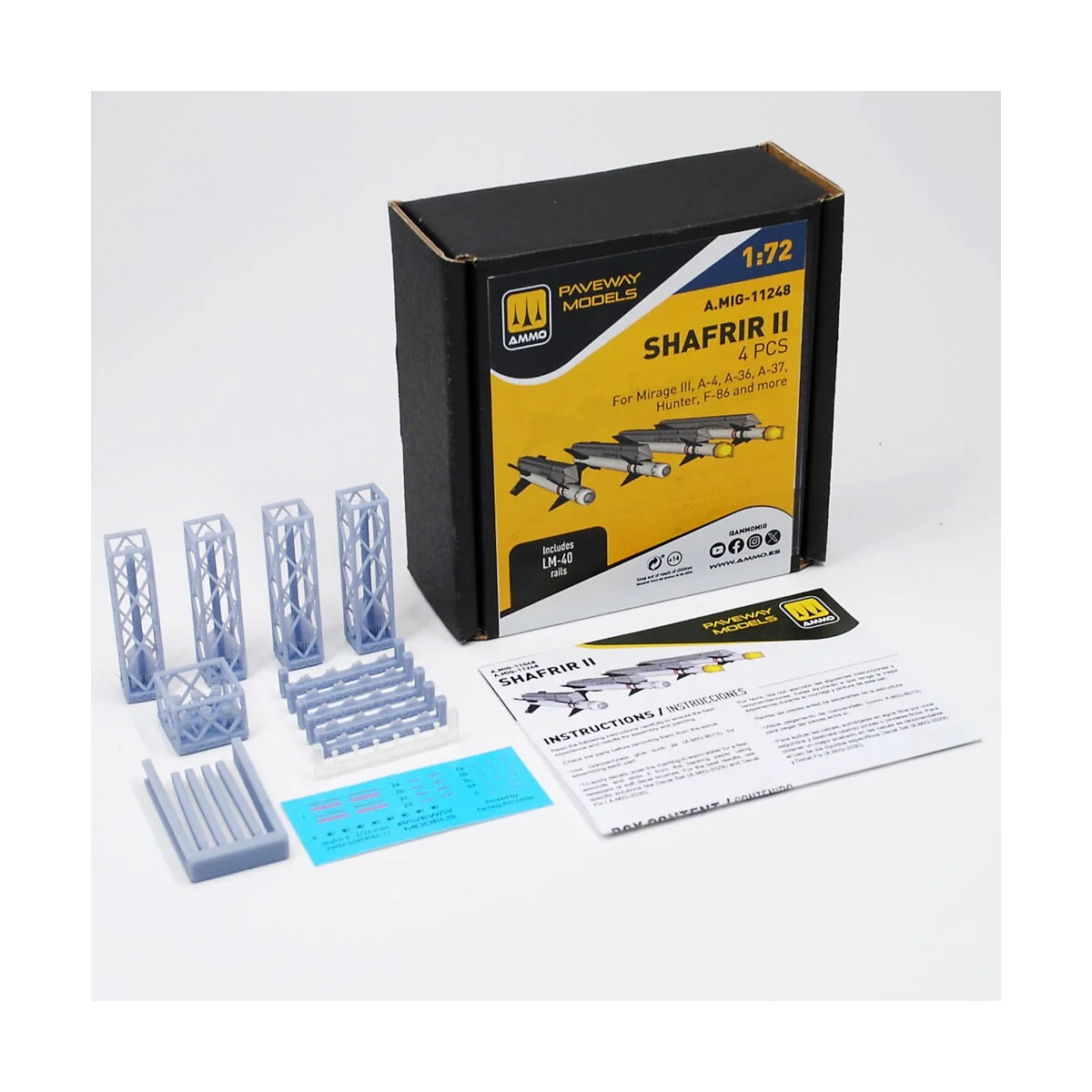 Shafrir II (4 pcs), 1/72 - AMMO by MIG Jimenez A.MIG-11248