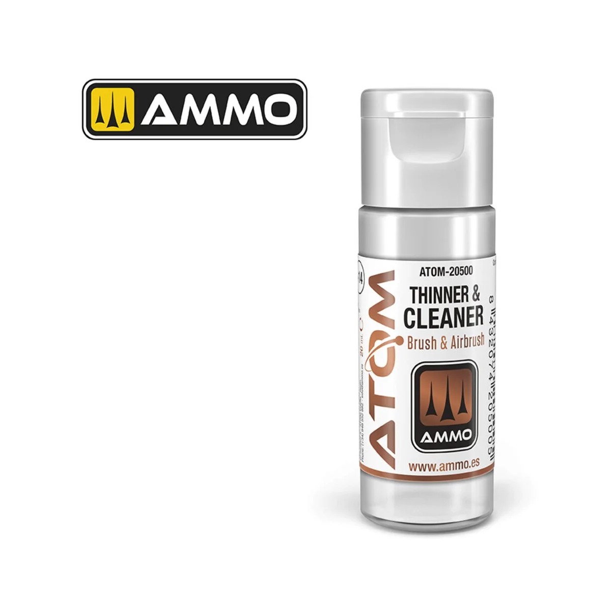 ATOM Thinner and Cleaner - AMMO by MIG Jimenez ATOM-20500 ATOM Thinner and Cleaner - AMMO by MIG Jimenez ATOM-20500