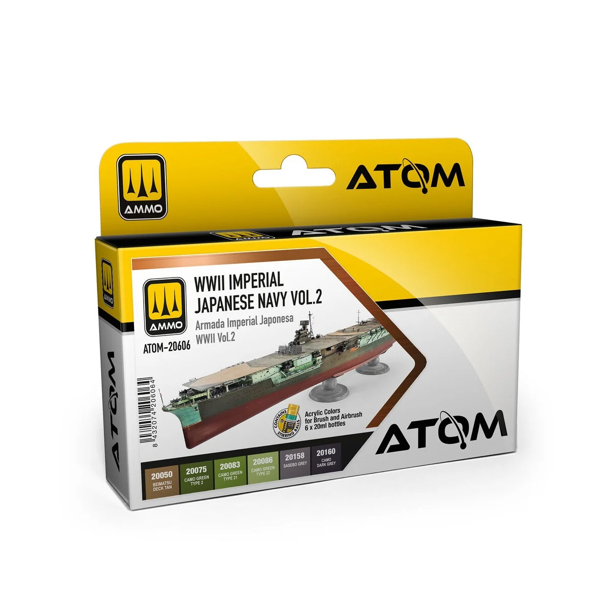 ATOM WWII Imperial Japanese Navy Vol.2 Set - AMMO by MIG Jimenez AT...