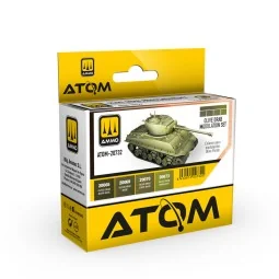 ATOM Olive Drab Modulation Set - AMMO by MIG Jimenez ATOM-20732