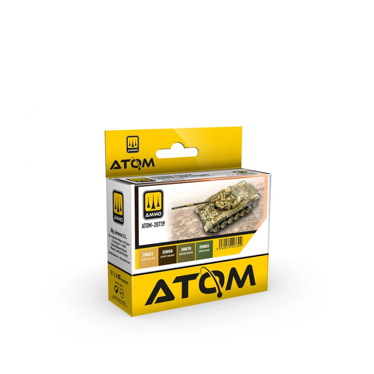 ATOM Modern Syria Camouflage Colors Set - AMMO by MIG Jimenez ATOM-...