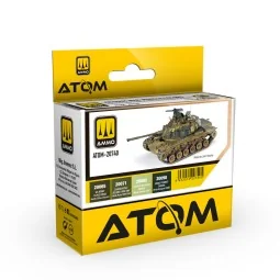 ATOM Vietnam War Vehicles Colors Set - AMMO by MIG Jimenez ATOM-20740