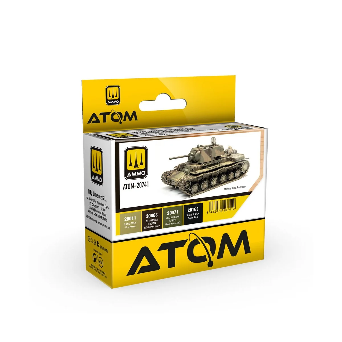 ATOM WWII Soviet Vehicles Camouflage Colors Set - AMMO by MIG Jimen... ATOM WWII Soviet Vehicles Camouflage Colors Set - AMMO by MIG Jimen...