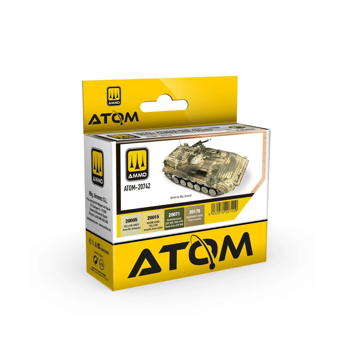 ATOM Soviet-Afghan War 1979-89 Soviet Camouflage Colors Set - AMMO ...