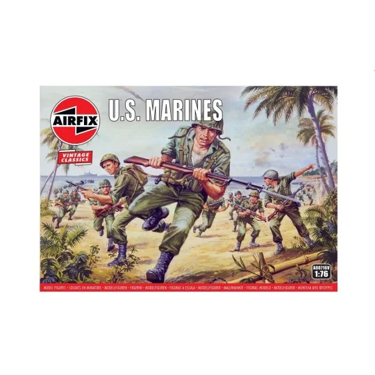 WWII US Marines, 1/76 - Airfix A00716V WWII US Marines, 1/76 - Airfix A00716V