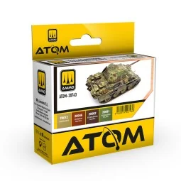ATOM 1944-45 German Standard Colors Set - AMMO by MIG Jimenez ATOM-...