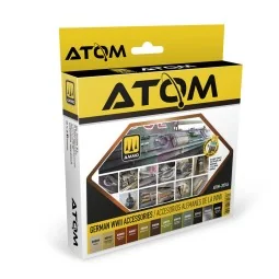 ATOM German WWII Accessories Set - AMMO by MIG Jimenez ATOM-20745