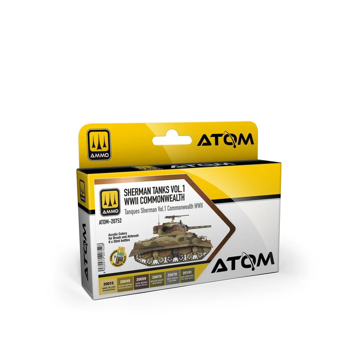 ATOM Sherman Tanks Vol 1 WWII Commonwealth Set - AMMO by MIG Jimene...