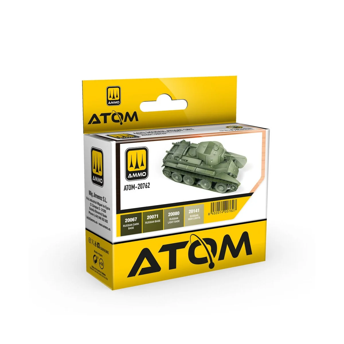 ATOM 4BO Modulation Set - AMMO by MIG Jimenez ATOM-20762 ATOM 4BO Modulation Set - AMMO by MIG Jimenez ATOM-20762