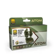 ATOM Vegetation Diorama colors Set - AMMO by MIG Jimenez ATOM-20852