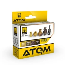 ATOM Clay Colors Set - AMMO by MIG Jimenez ATOM-20854