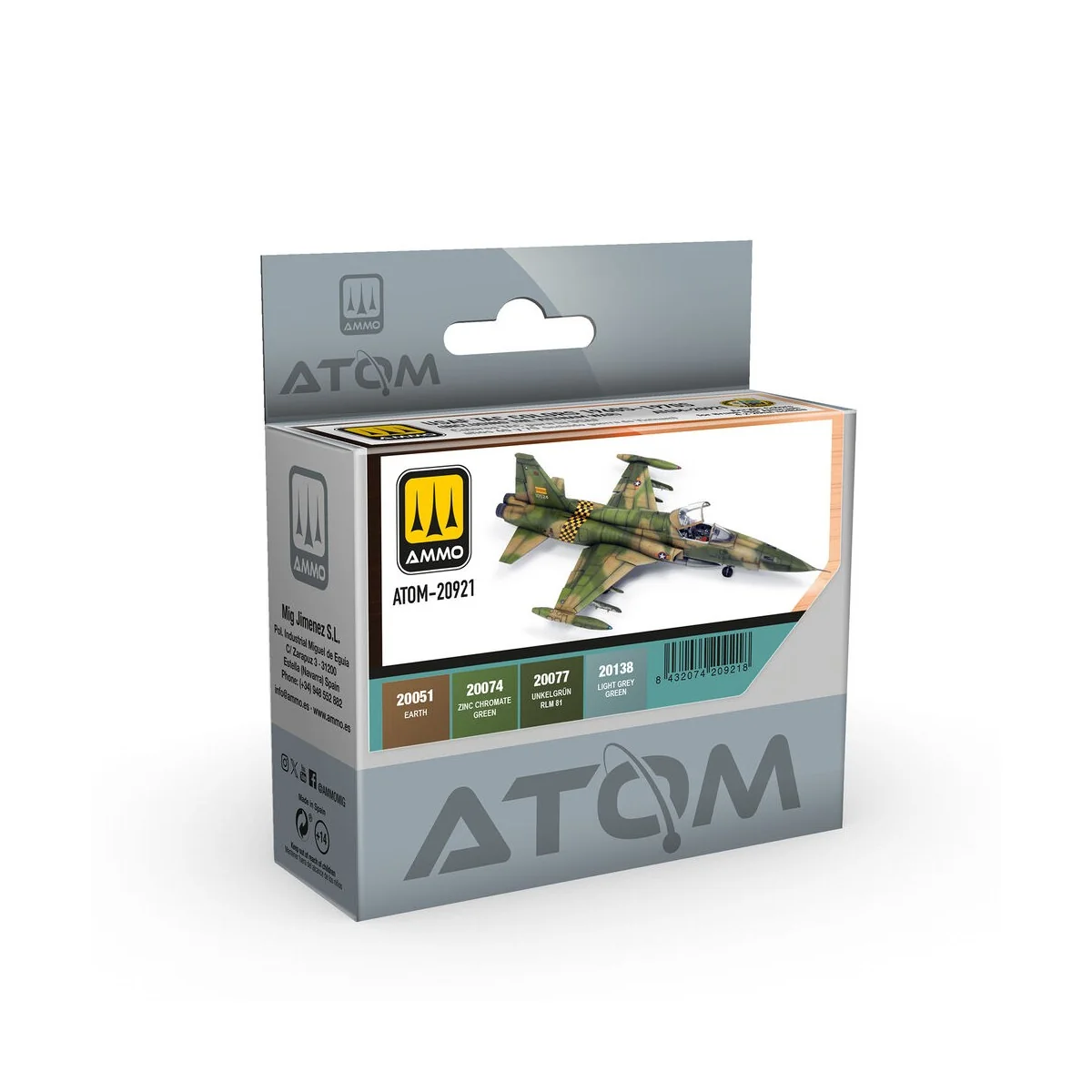 ATOM 60s-70s USAF TAC Colors (also Vietnam Era) Set - AMMO by MIG J...