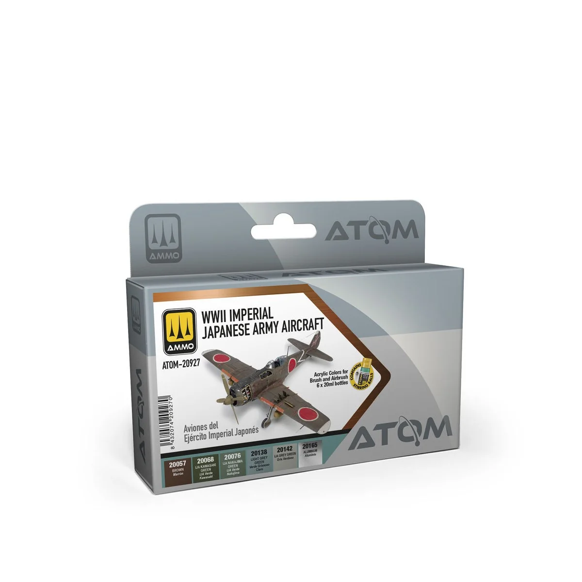 ATOM WWII Imperial Japanese Army Aicraft Set - AMMO by MIG Jimenez ...