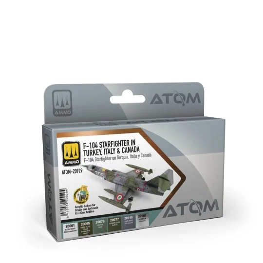 ATOM F-104 Starfighter in Turkey, Italy & Canada Set - AMMO by MIG ...