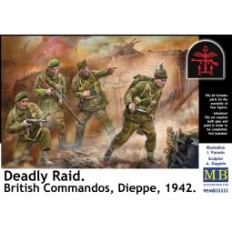 Deadly Raid. British Commandos, Dieppe, 1942, 1/35 - Master Box Ltd...