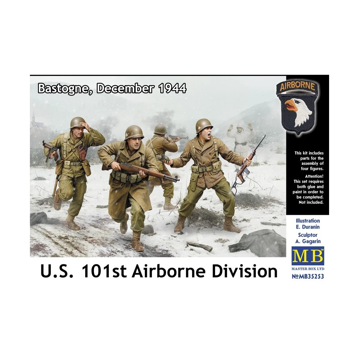 U.S. 101st Airborne Division. Bastogne, December 1944, 1/35 - Maste...