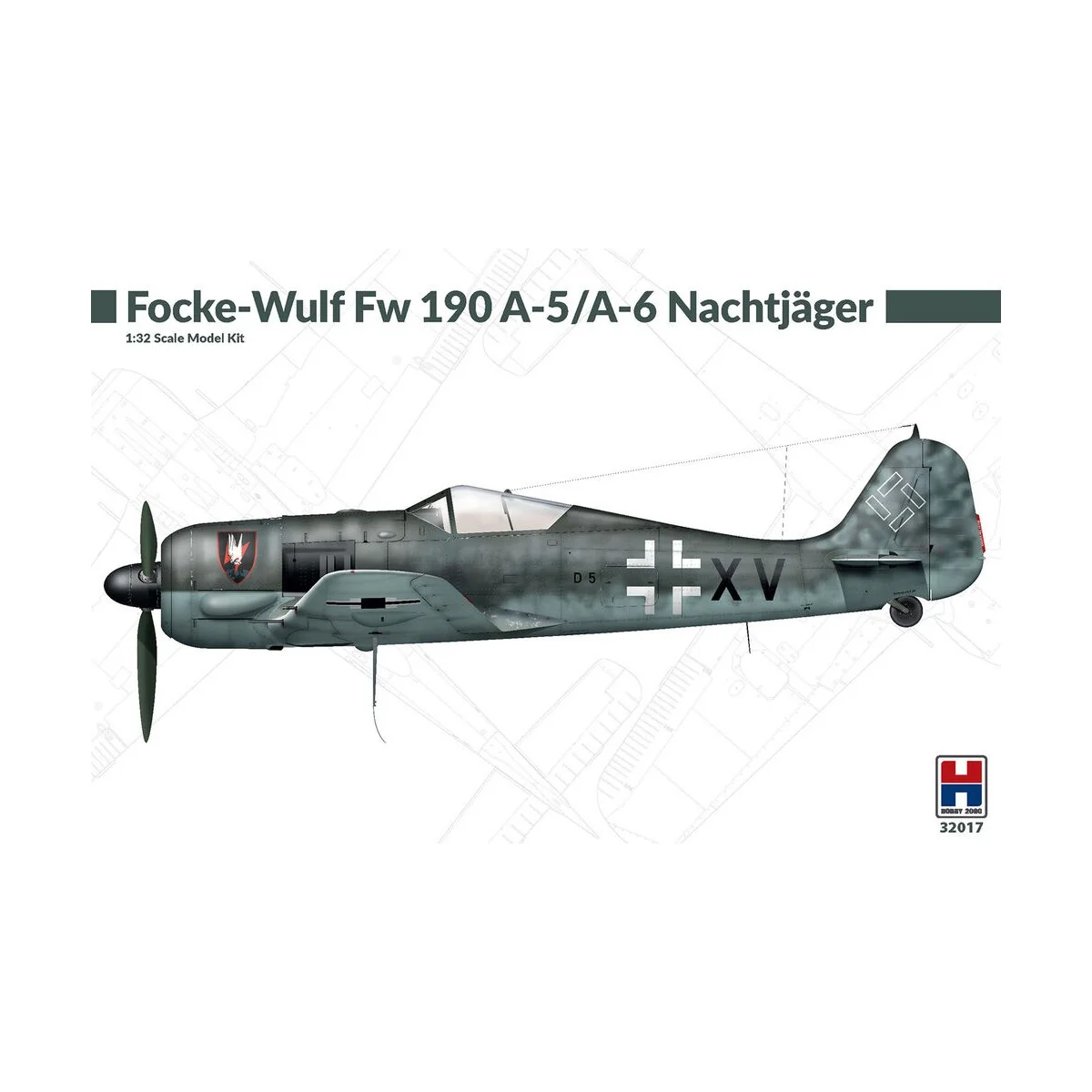 Focke-Wulf Fw 190 A-5/A-6 Nachtjager, 1/32 - Hobby 2000 H2K32017