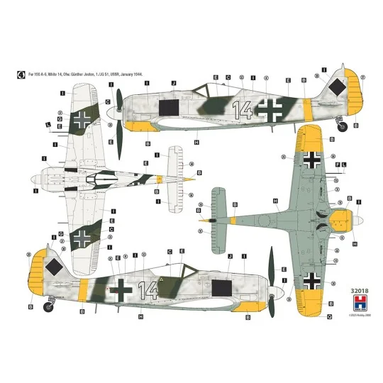 Focke-Wulf Fw 190 A-6 Eastern Front, 1/32 - Hobby 2000 H2K32018 Focke-Wulf Fw 190 A-6 Eastern Front, 1/32 - Hobby 2000 H2K32018